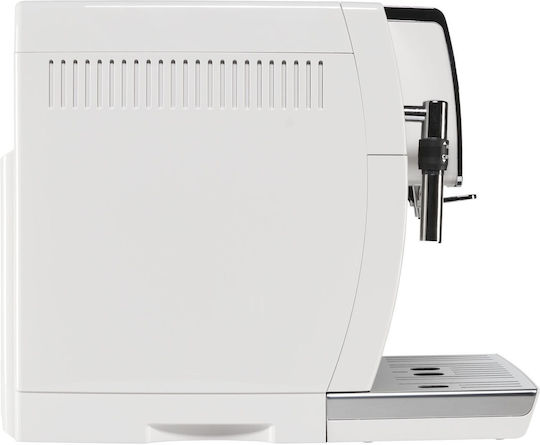 De'Longhi Dinamica Αυτόματη Μηχανή Espresso 1450W Πίεσης 15bar με Μύλο Άλεσης Λευκή