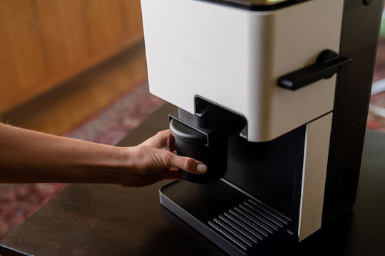 Nivona CUBE 4102 Automatic Espresso Coffee Machine 1455W Pressure 15bar with Grinding Burrs White