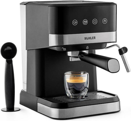 Muhler Mașină de Espresso 1050W Presiune 20bar Argintie MCM-1599