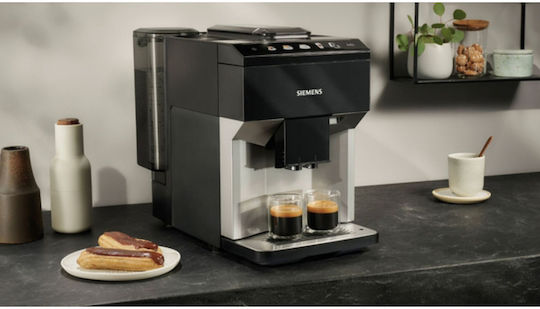 Siemens Eq.500 Αυτόματη Μηχανή Espresso 1500W Πίεσης 15bar με Μύλο Άλεσης Μαύρη TP511D01