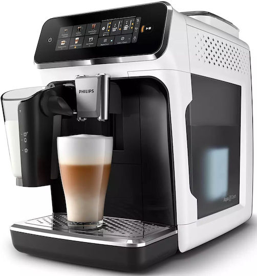 Philips Series 3300 1500W Налягане 15бар с мелачка Бяла