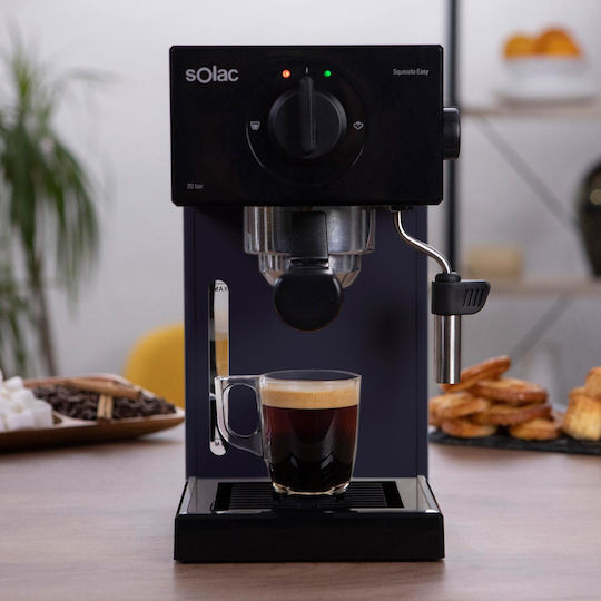 Solac CE4502 Squissita Easy Automatic Espresso Machine 1050W Pressure 20bar Graphite