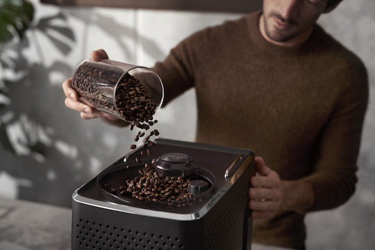 Saeco GranAroma Automatic Espresso Coffee Machine 1500W Pressure 15bar for Cappuccino with Grinder Black SM6480/00