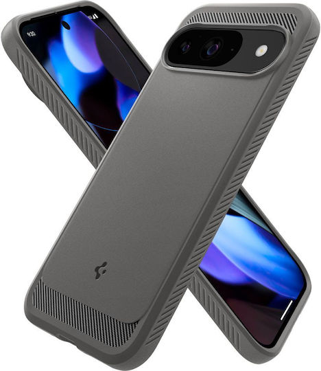 Spigen Robuste Armor Umschlag Rückseite Silikon Kunststoff Marmor Grau (Google Pixel 9 / 9 Pro)