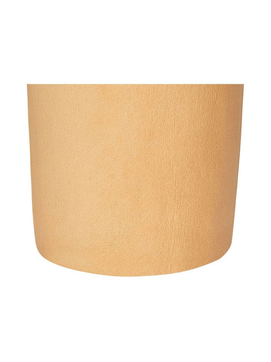 Beliani Decorative Vase Ceramic Orange