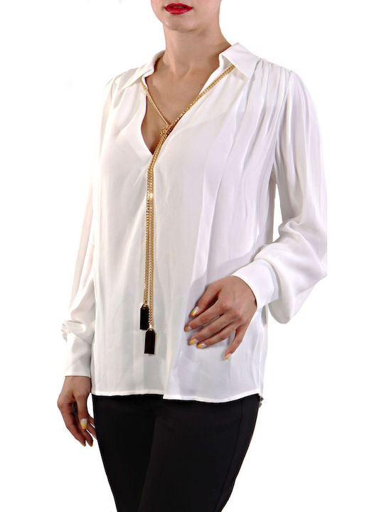Damen Bluse White