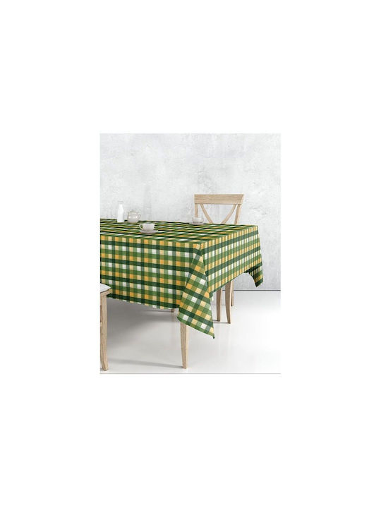 Sette Colori Tablecloth Stain Resistant 6997 Green 140x140cm