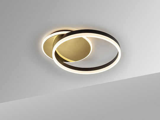 Oriel Deckenleuchte Gold mit Integrierter LED