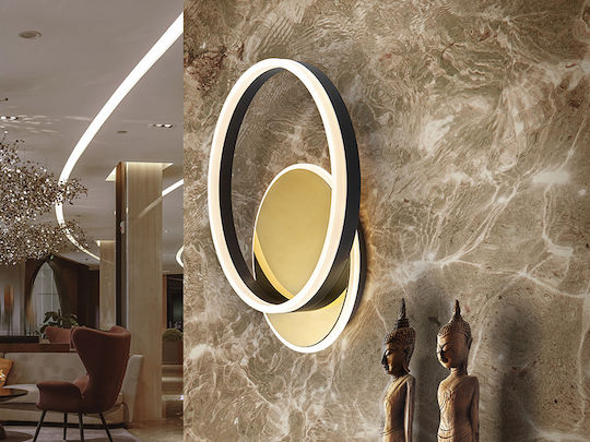 Oriel Deckenleuchte Gold mit Integrierter LED