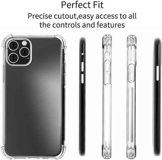 Carcasă transparentă Sonique Armor Clear Anti Shock din silicon pentru Xiaomi Redmi Note 13 Pro 4G Poco M6 Pro 4G