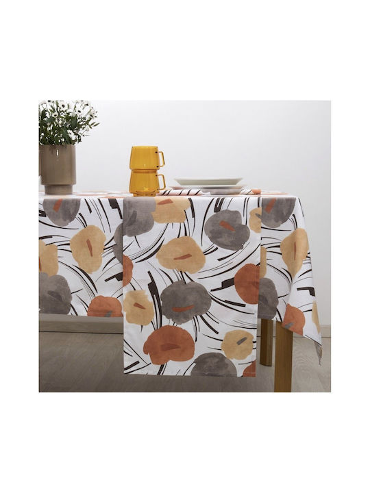 Dimeco Τραπεζομάντηλο Βαμβακερό Doris Brown 135x180εκ.