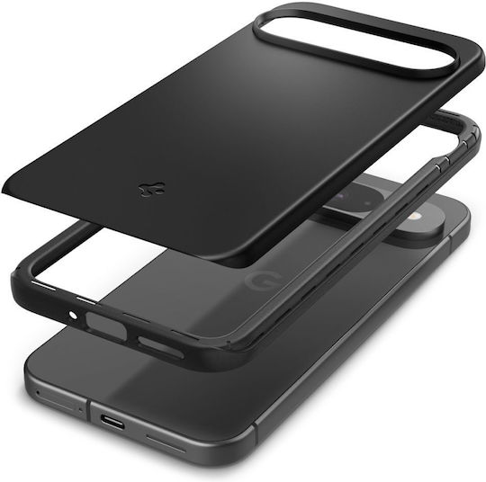 Spigen Thin Fit Umschlag Rückseite Silikon 1.55mm Schwarz (Google Pixel 9 / 9 Pro)