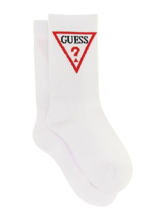 Guess Παιδικές Κάλτσες Μακριές λευκές Guess Παιδικές Κάλτσες Μακριές λευκές