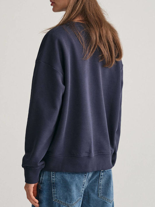 Shield C-neck Sweat Γυναικείο Φούτερ Dark Blue