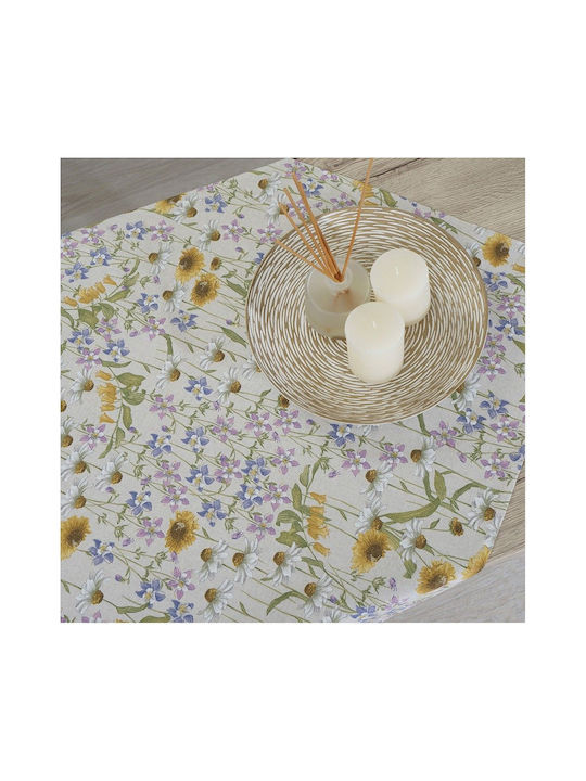 Dimeco Ράνερ Garden Μπέζ 40x160εκ.