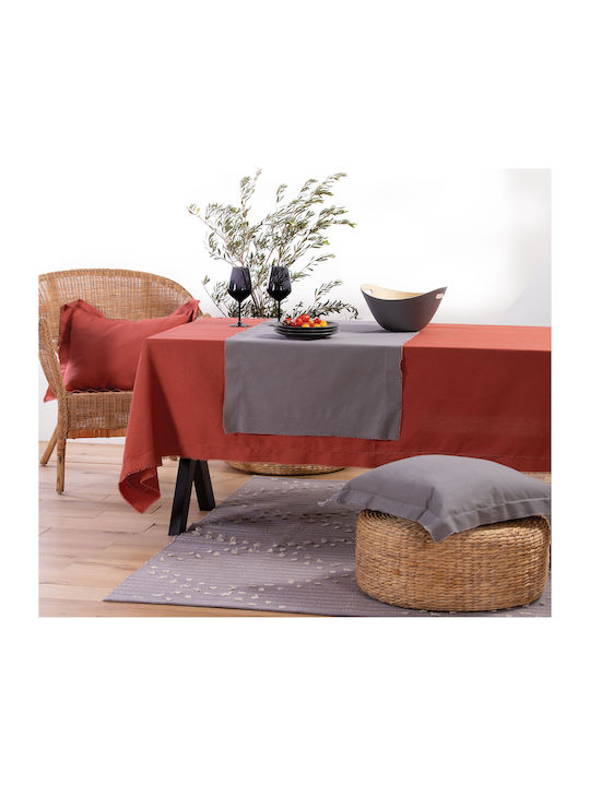 Nef-Nef Homeware Tablecloth Cotton Minimal Grey 140x180cm
