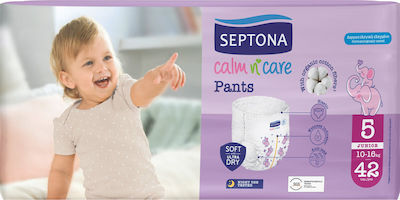 Septona Pantaloni de scutec Calm n' Care Nr. 5 pentru 10-16 kgkg 42buc