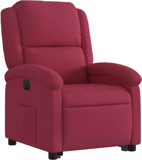 Relax Armchair with Footstool Bordeaux 71x86.5x99.5cm