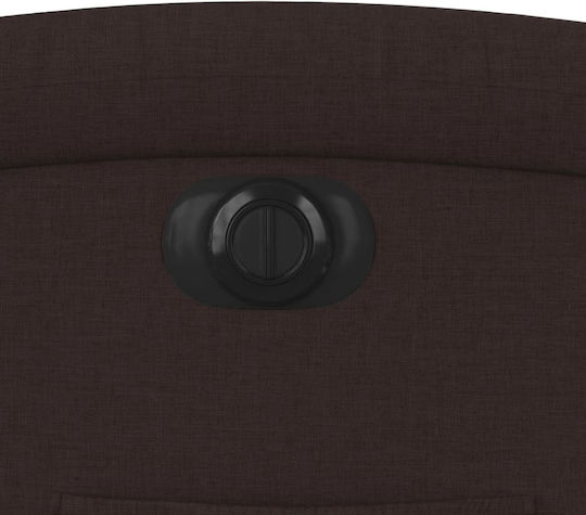 Relax Armchair with Footstool Sc. Coffee 71x86.5x99.5cm