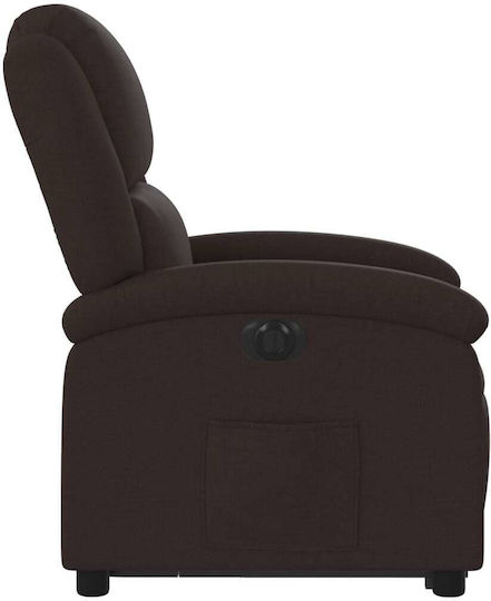 Relax Armchair with Footstool Sc. Coffee 71x86.5x99.5cm