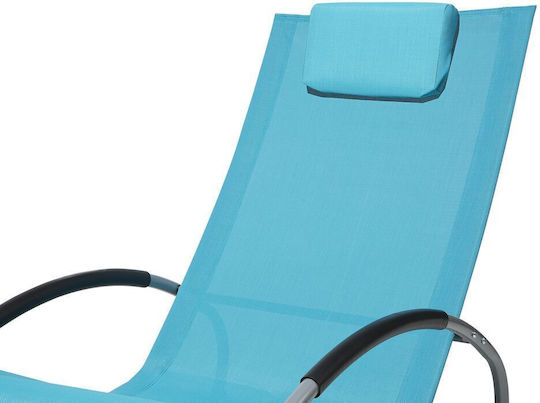 Κουνιστή Καρέκλα Μεταλλική Turquoise