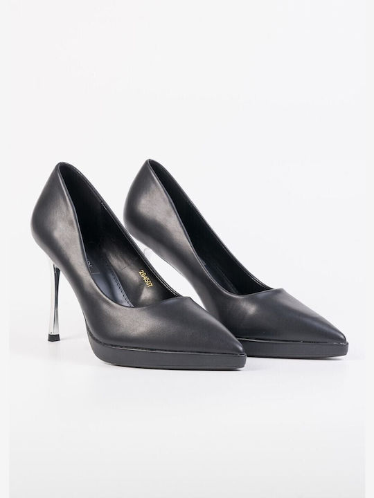 Arte Piedi Pumps mit Stiletto-Absatz Schwarz