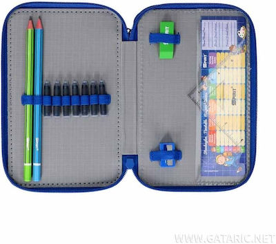 408128 Gataric Spirit Triple Full Pencil Case Football 28 Pieces