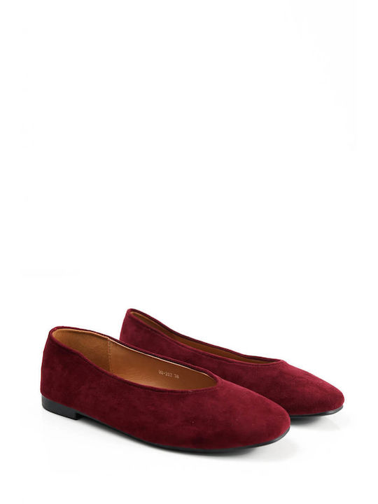 Ligglo Women's Moccasins in Red Color