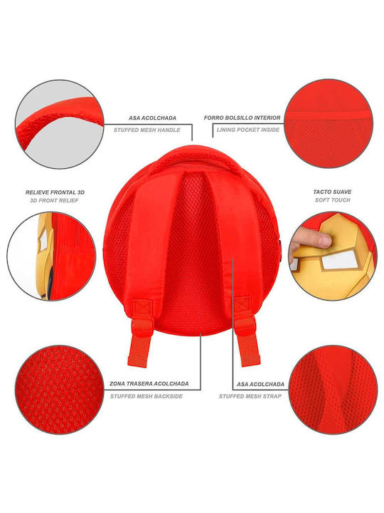 Iron Man Emoji Kindergarten Rucksack 06107