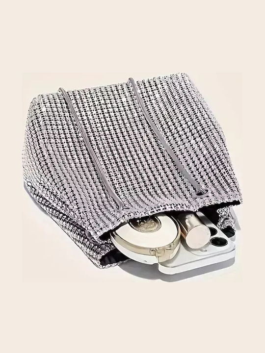 Damenbeutel Schultertasche Silber