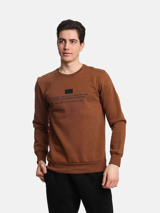 Paco & Co Herren Sweatshirt Camel