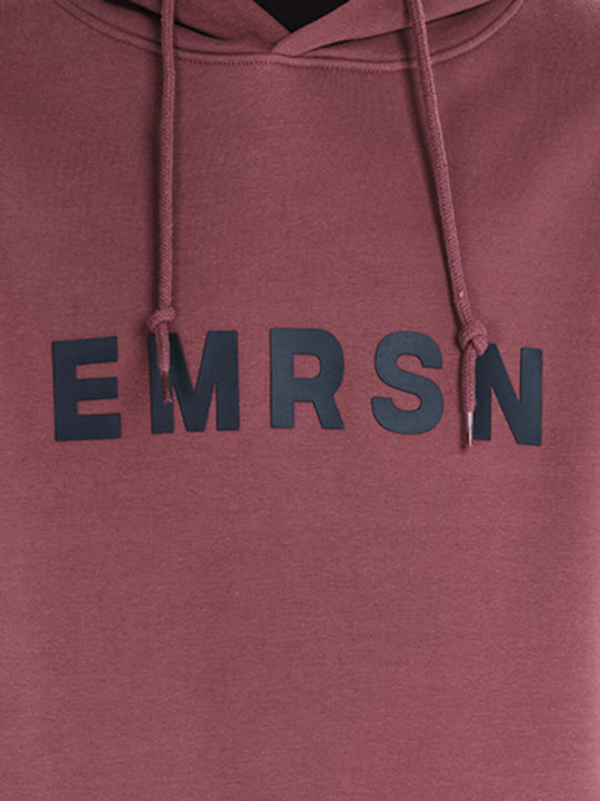Φούτερ με Κουκούλα Dusty Mauve