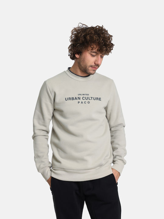 Life Style Butiken Herren Sweatshirt Ecru