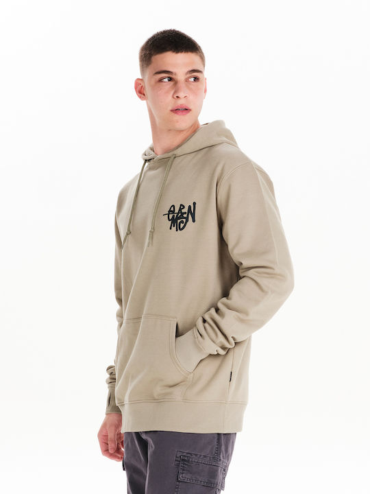 Emerson Herren Sweatshirt mit Kapuze Grün