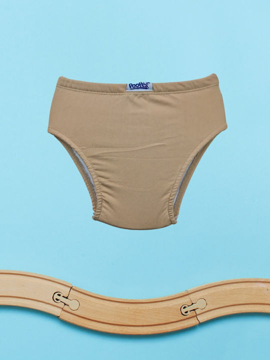 Poopes Kids' Brief Beige