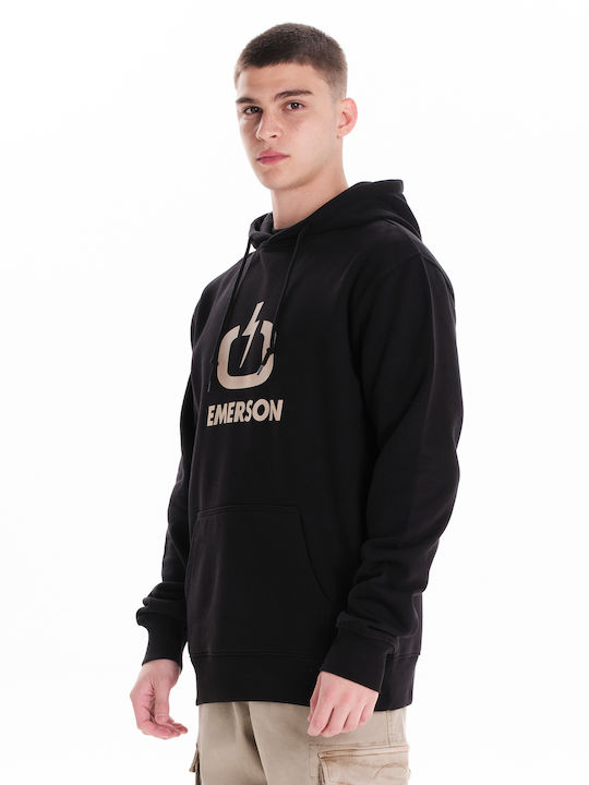 Emerson Men's Sweatshirt with Hood Black