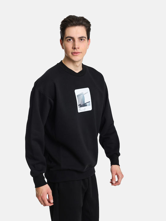 Paco & Co Herren Sweatshirt Black