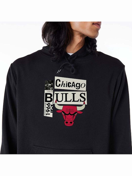 Chicago Bulls Hanorac cu Glugă Black
