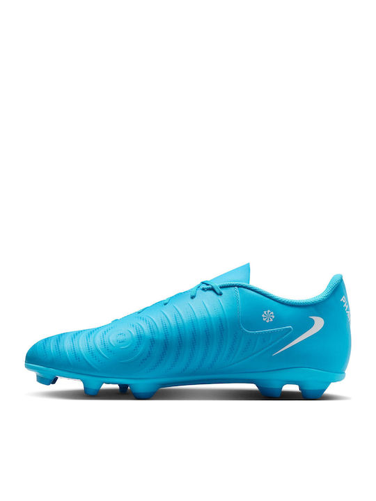 Nike Phantom GX 2 Club Football Shoes with Cleats Blue Fury / White