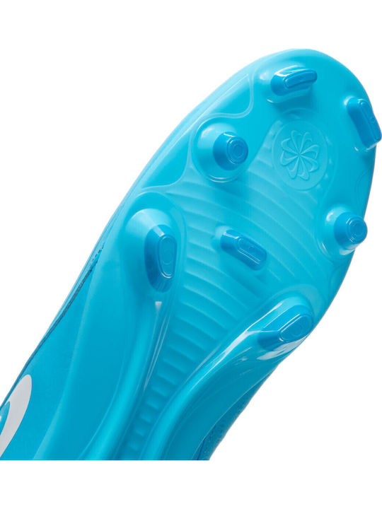 Nike Phantom GX 2 Club Football Shoes with Cleats Blue Fury / White