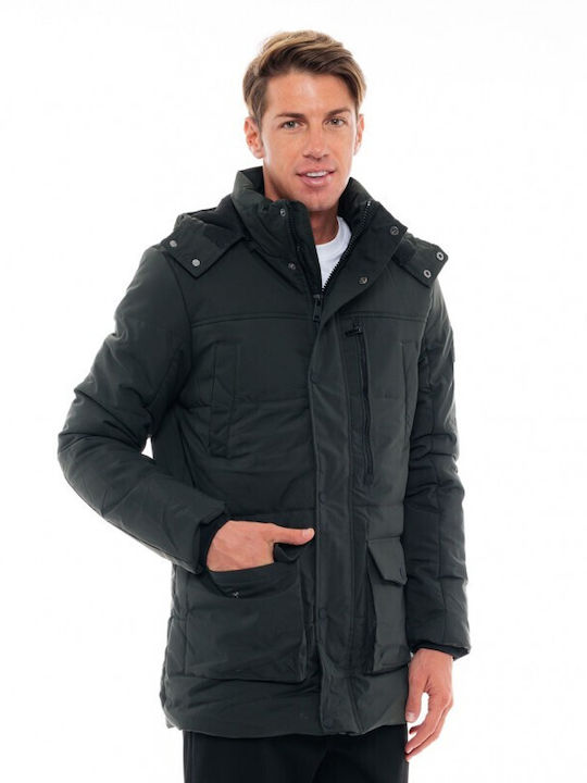 Biston Herren Jacke Lässig Dk green