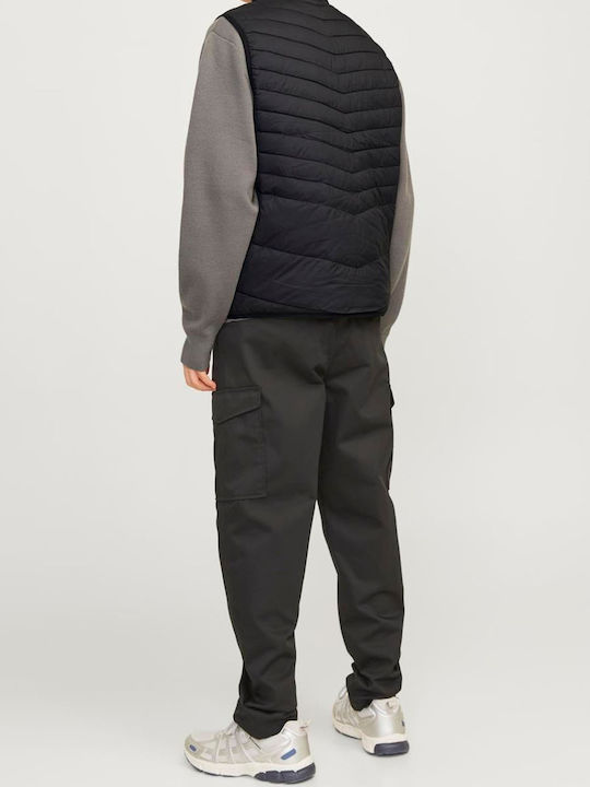 Ärmellos Jacke Black