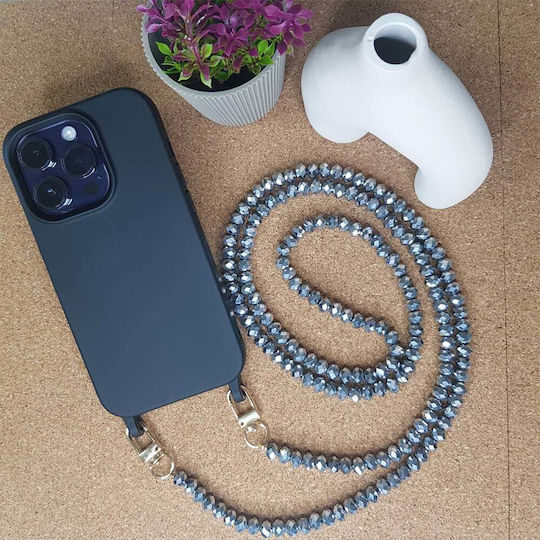 Sonique Neck Strap for Mobile Phones Silver 206T05