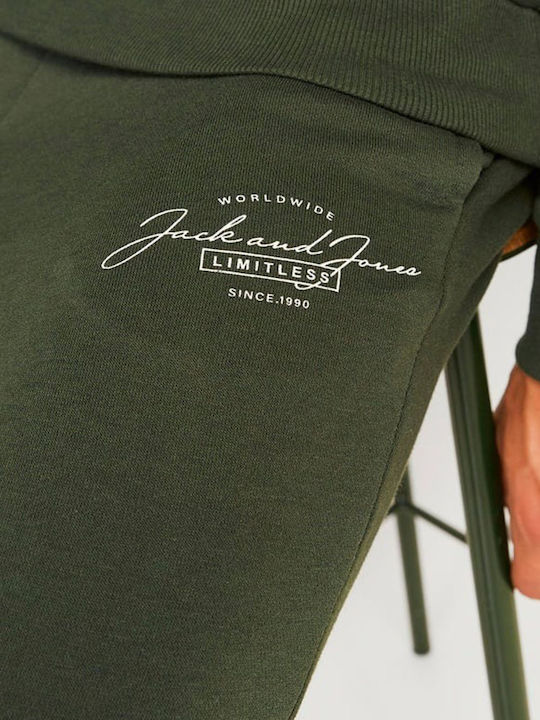 Gordon Sweatpants with Elastic Green