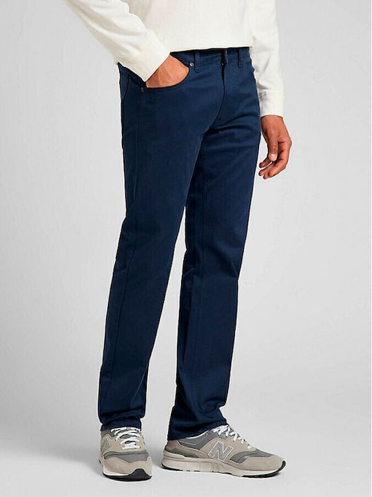 Daren Men's Jeans Pants Elastic with Regular Fit Dark Blue