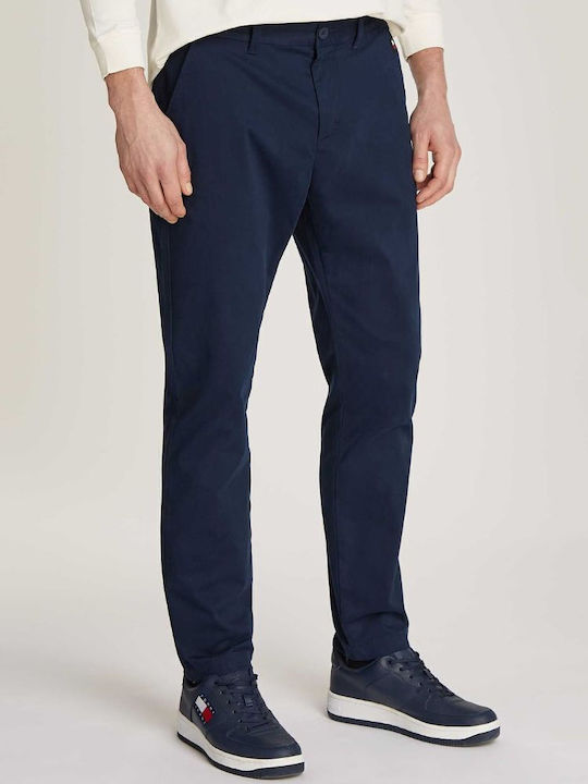 Tommy Hilfiger Herrenhose Chino in Normaler Passform Dark Night Navy