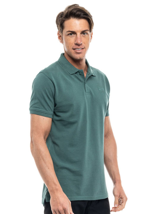 Splendid Men's Short Sleeve Blouse Polo Green