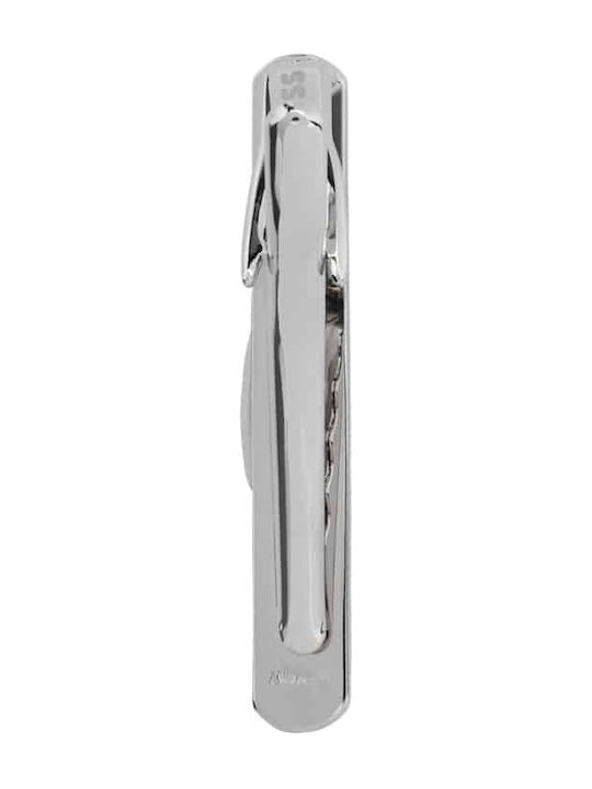 Boss Brass Tie Clip Silver