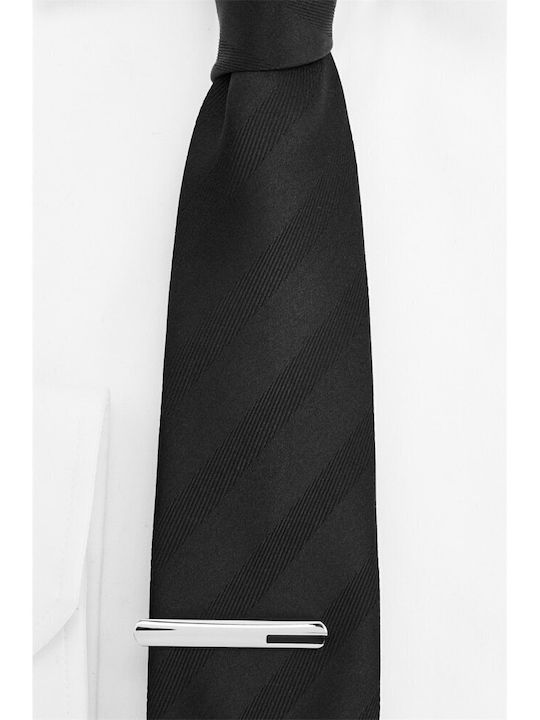Boss Brass Tie Clip Silver
