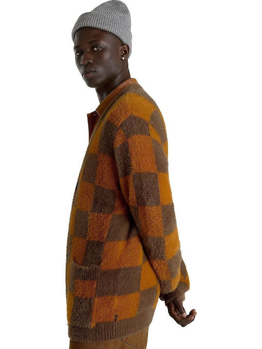 Men's Knitted Cardigan Brown